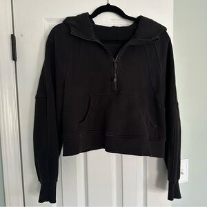 Lululemon Scuba Oversized Half-Zip Hoodie in Black xs/s